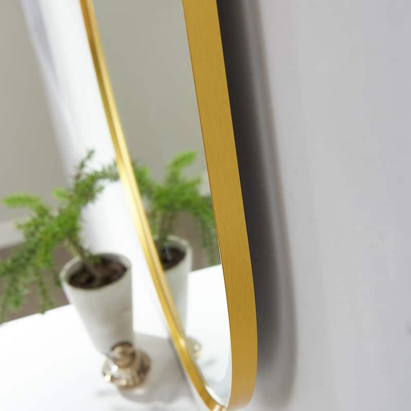 24'' Oval LED Lighted Accent Bathroom/Vanity Wall Mirror