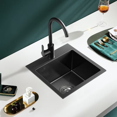 Single Bowl Kitchen Sink, 304 Stainless Steel Small Sink