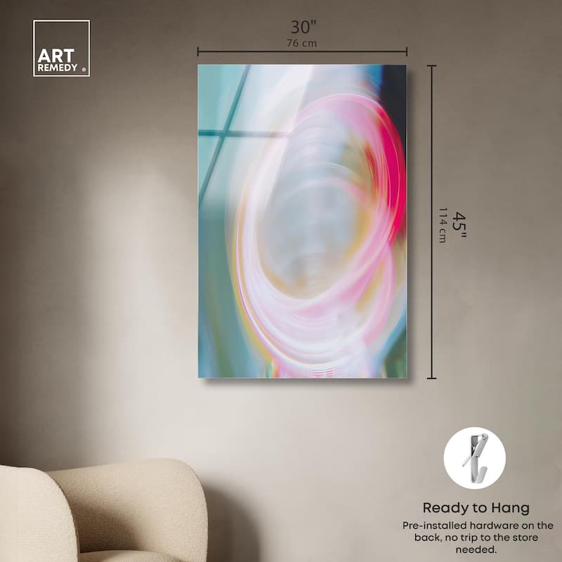 Swirling Light III Acrylic by Art Remedy, Ready to Hang
