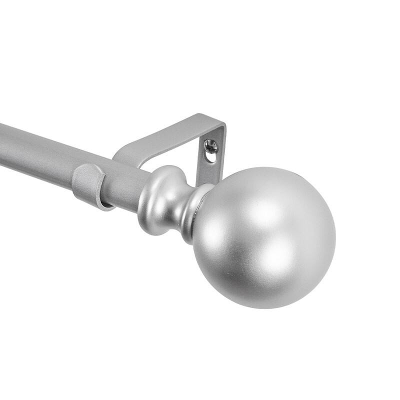 UTOPIA ALLEY 3/4 Inch Curtain Rod - Curtain Rods For Windows 48 to 86 Inch, Adjustable Drapery Rods