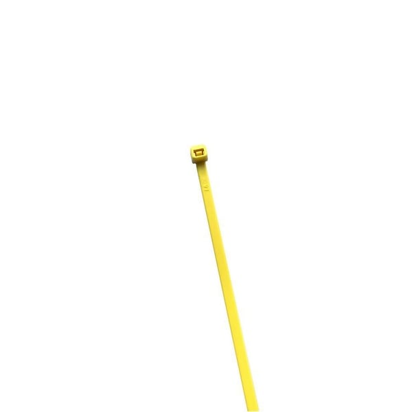 Industro 8" Nylon Yellow Cable Ties - 25 Pack