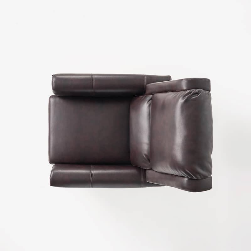 Haddan PU Leather Recliner Club Chair by Christopher Knight Home
