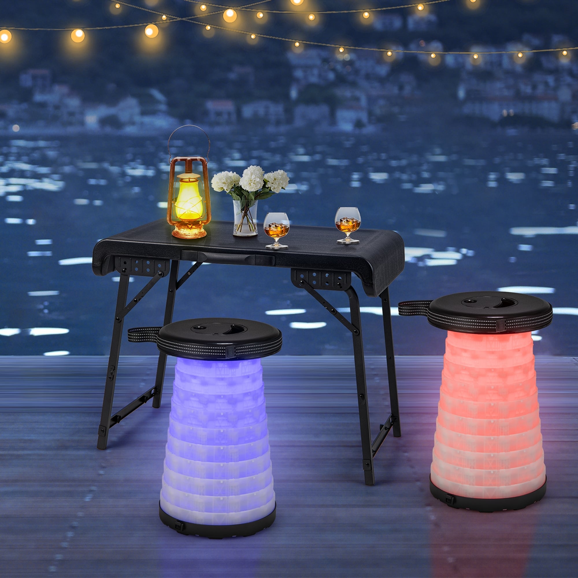 Camping table sales and stools