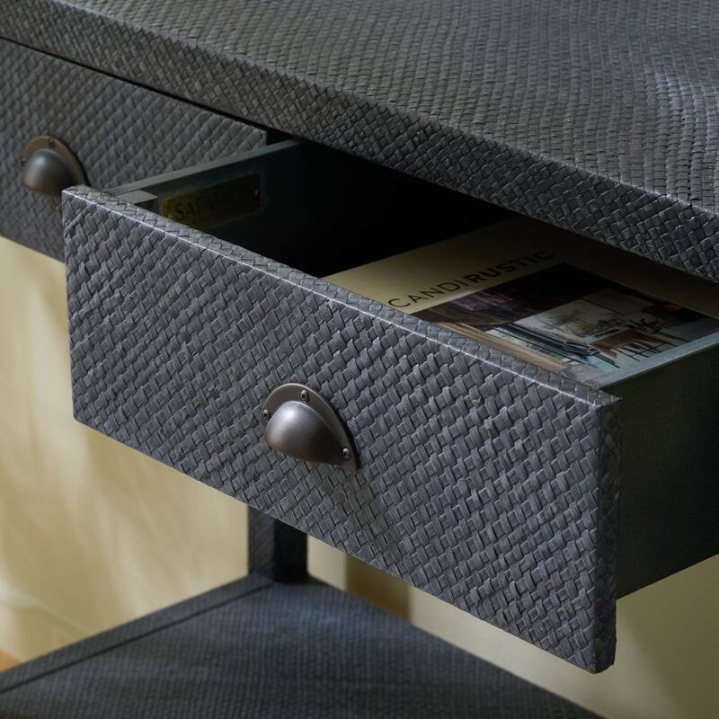 SAFAVIEH Francisca 2-Drawer 1-Shelf Console Table - 31" W x 14" L x 30" H - 31"W x 14"D x 30"H