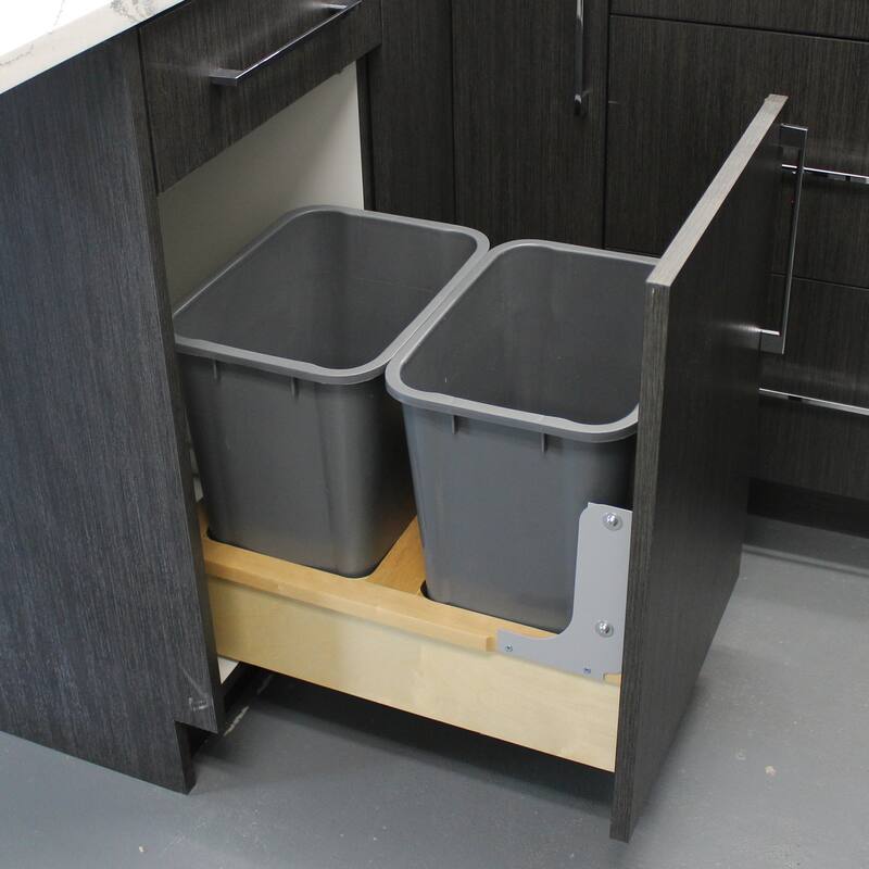Dowell 18" Double Bin Pullout Set
