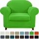 preview thumbnail 26 of 91, Subrtex Stretch Spandex 2-piece Armchair Slipcover Furniture Protector Grass Green