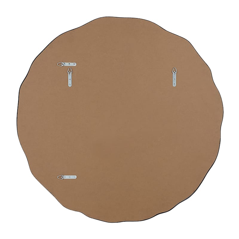 Renwil Knox 40" H x 40" W Wall Mirror, Silver