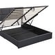 preview thumbnail 14 of 30, Queen Size Bed Grounding Platform Bed with Hydraulic Storage Upholstered Low Profile Bed Wingback Bed with Metal Legs