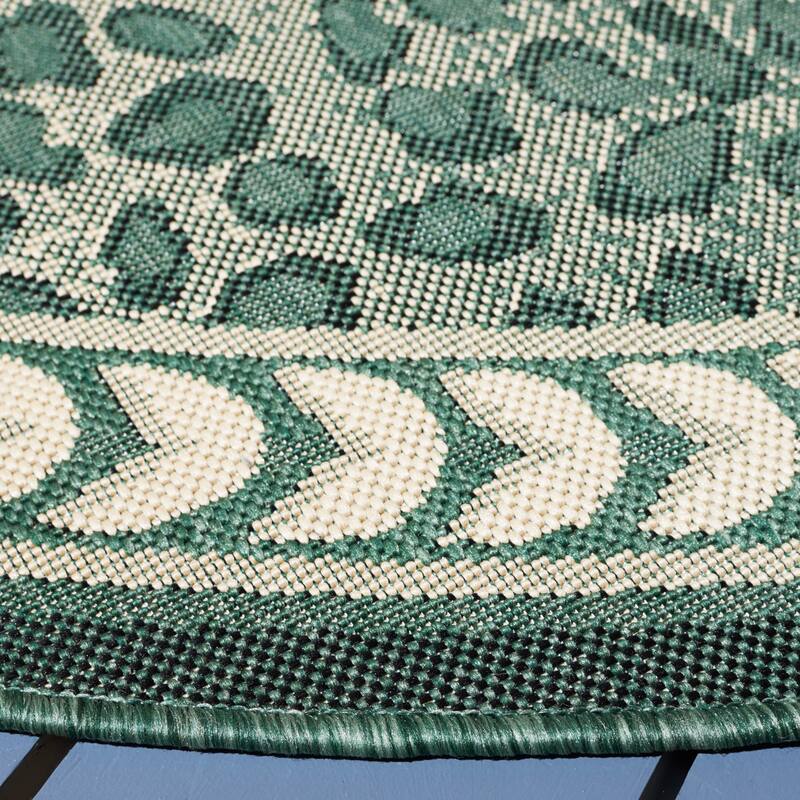 SAFAVIEH Courtyard Sanyi Indoor/ Outdoor Waterproof Patio Backyard Rug