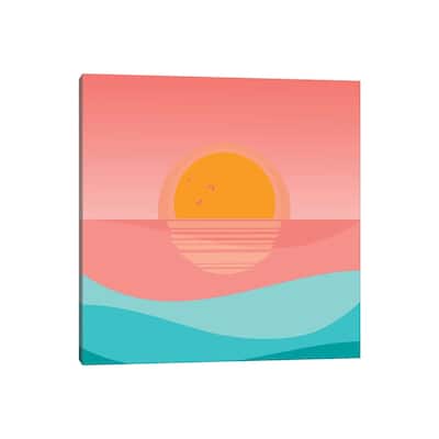 iCanvas "Minimal Sunset I" by Viviana Gonzalez Canvas Print
