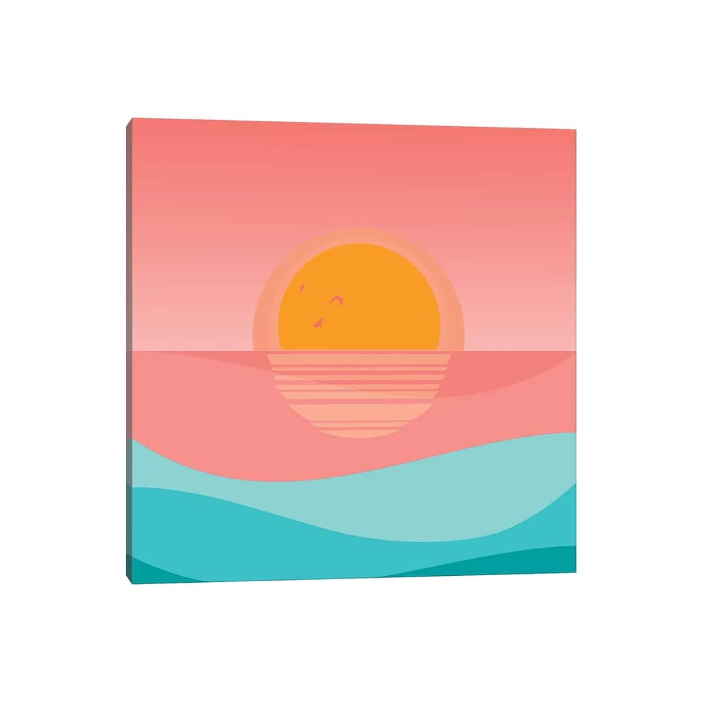 iCanvas "Minimal Sunset I" by Viviana Gonzalez Canvas Print
