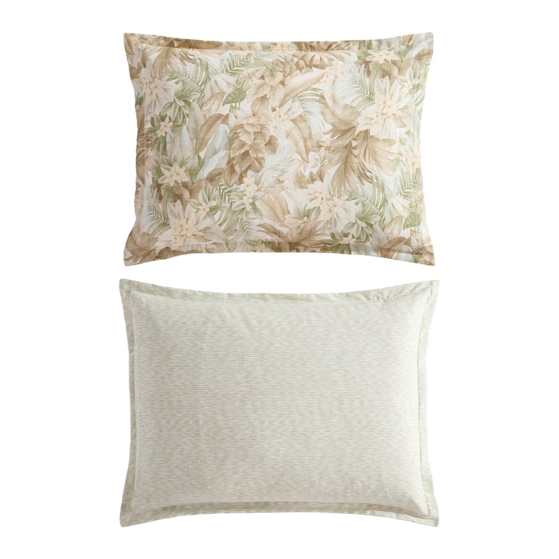 Tommy Bahama Palm Paradise Cotton Green Comforter Set