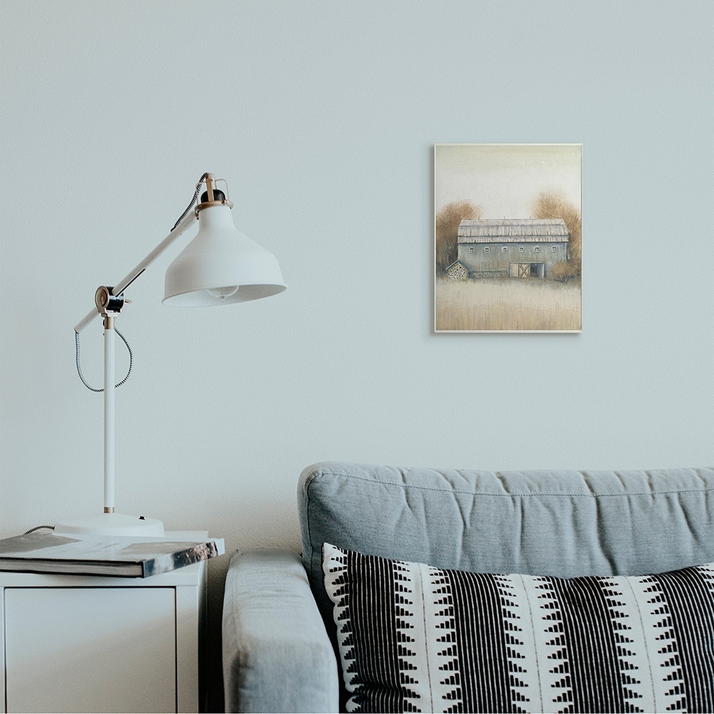 Stupell Autumn Barn Doors Vintage Farm Landscape Wood Wall-image