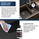 preview thumbnail 42 of 89, Karran Drop-In Quartz 33 in. 1-Hole 60/40 Double Bowl Kitchen Sink Kit