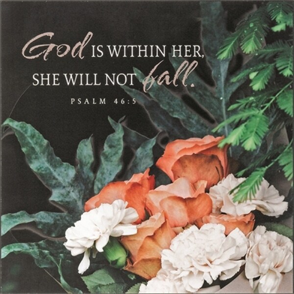 11.75" Black and Green Contemporary Bible Verse Printed Square Wall Plaque - N/A
