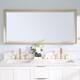 Wall Mounted Back Light Bathroom Framed LED Mirror Anti- Fog With Dimmable Light Touch Sensor And Memory Function