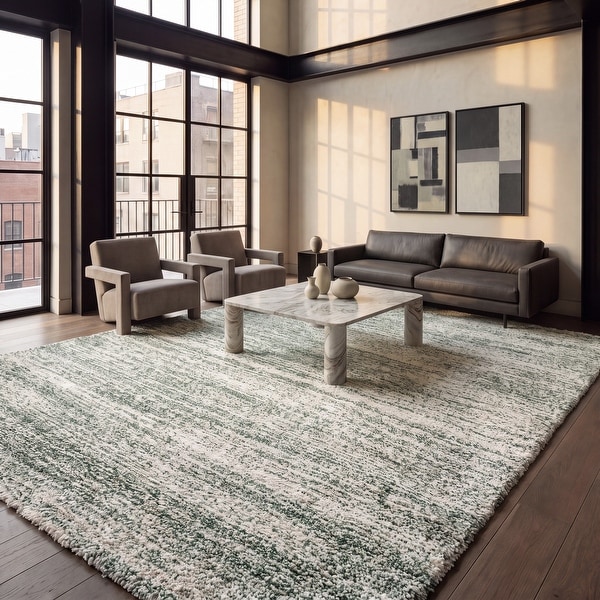 SAFAVIEH Hudson Shag Justine Modern 1 3/4-inch Thick Rug - On Sale
