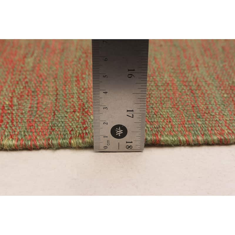 ECARPETGALLERY Flat-Weave Ankara FW Red Wool Kilim - 8'6 x 12'0