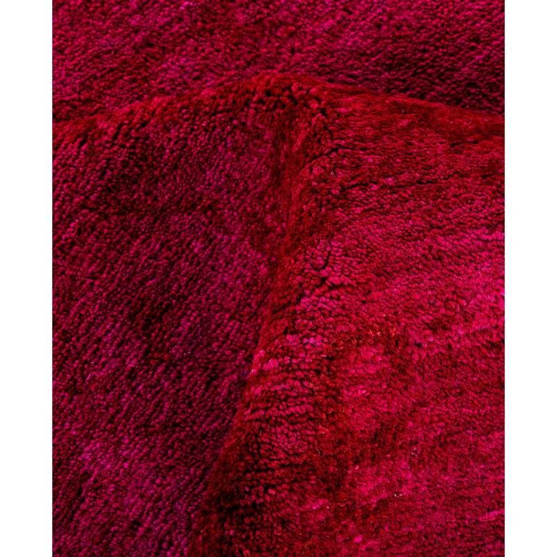 Overdyed One-of-a-Kind Hand-Knotted Area Rug - Pink - 6' 1" x 9' 3"