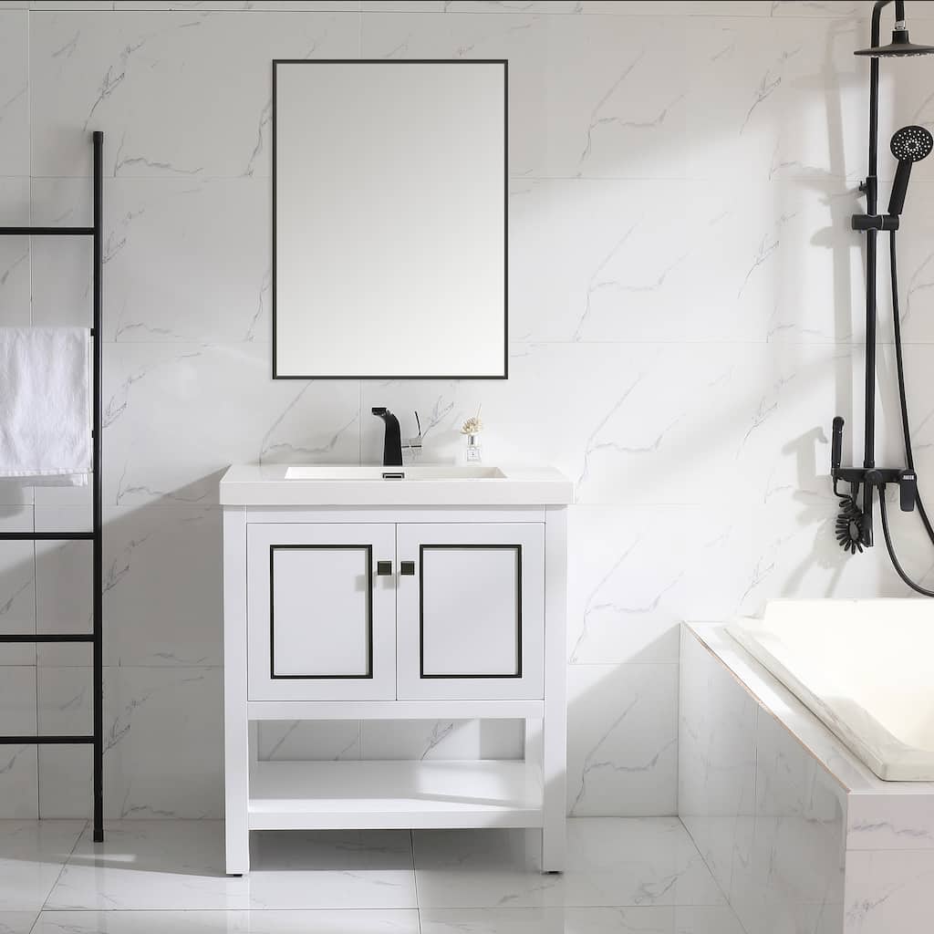 Davis 30" Single Bathroom Vanity Set