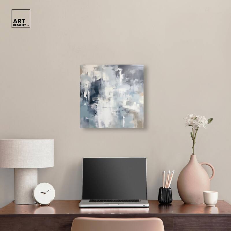 Enigma of Blue Canvas by Art Remedy, Gallery Wrapped