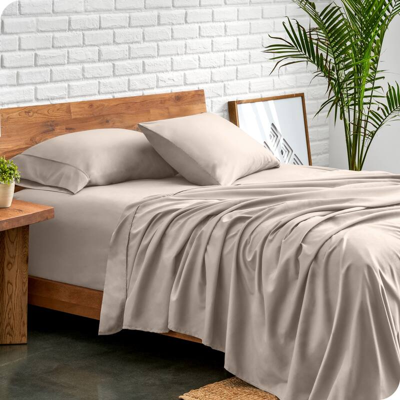 Bare Home Double Brushed Deep Pocket Sheet Set