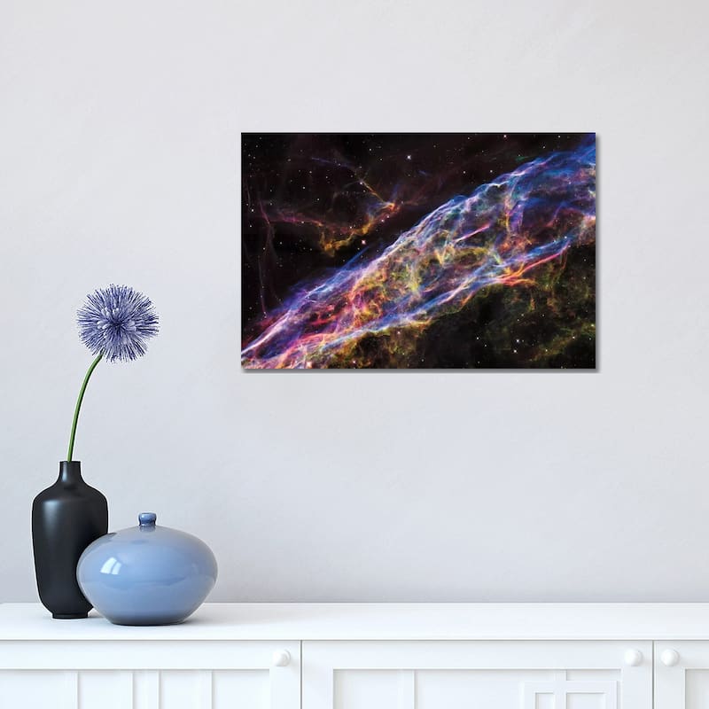 iCanvas "NGC 6960 (Witch's Broom Nebula), Veil Nebula, Cygnus Loop" by NASA Canvas Print - 12x18x1.5