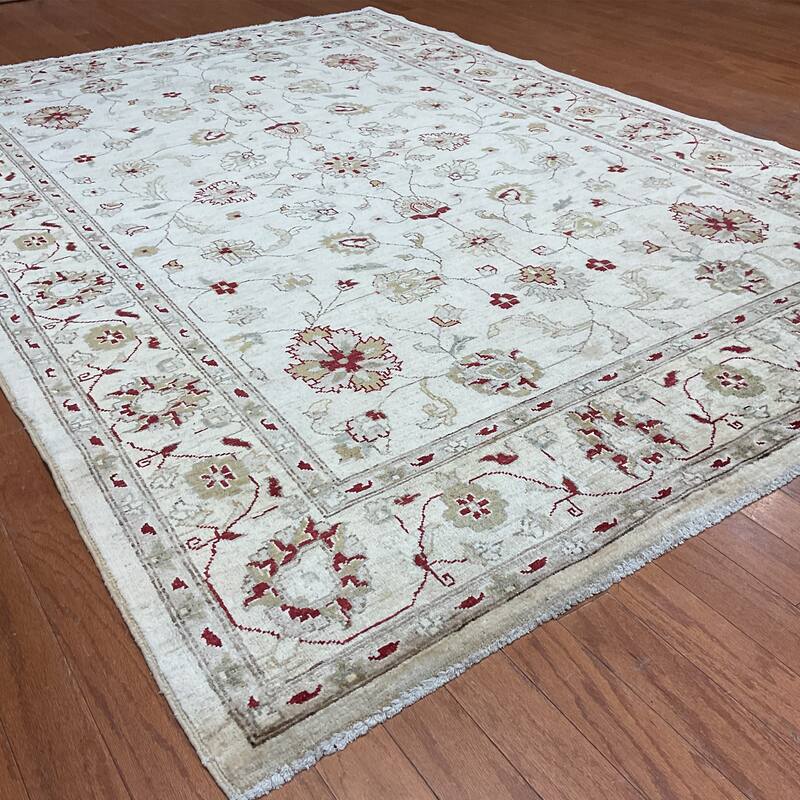 HERAT ORIENTAL Handmade Oushak Wool Rug - 6' x 8'9"