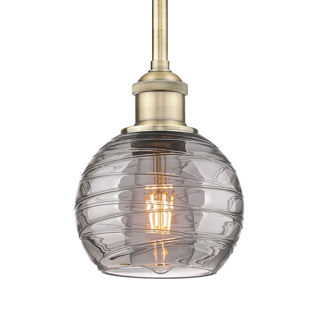 Innovations Lighting 616-1S 8 6 Athens Deco Swirl Pendant Athens Deco
