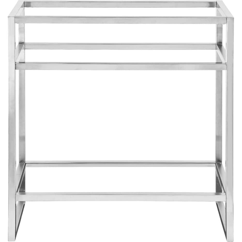 James Martin Vanities Boston 31-1/2" Stainless Steel Sink Console Base