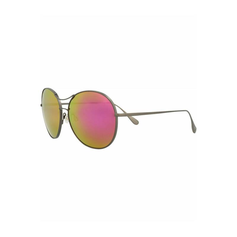 Maui Jim Round-Frame Titanium Sunglasses