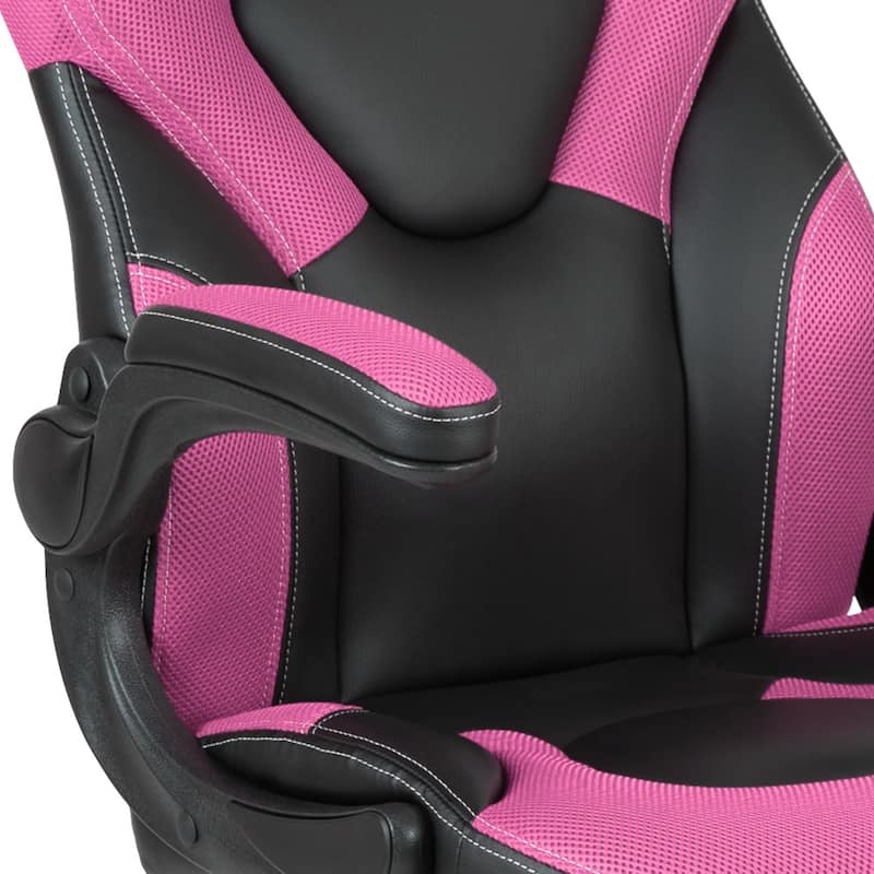 High Back Racing Style Ergonomic Gaming Chair with Flip-Up Arms