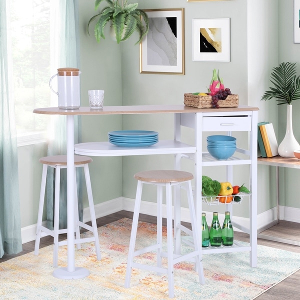 compact bar table and stools