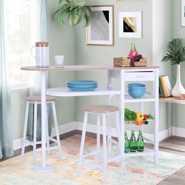 Compact bar table cheap and stools