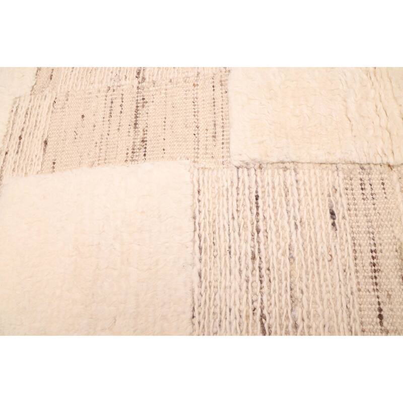 ECARPETGALLERY Hand-knotted Looma Cream Wool Rug - 9'3 x 12'2
