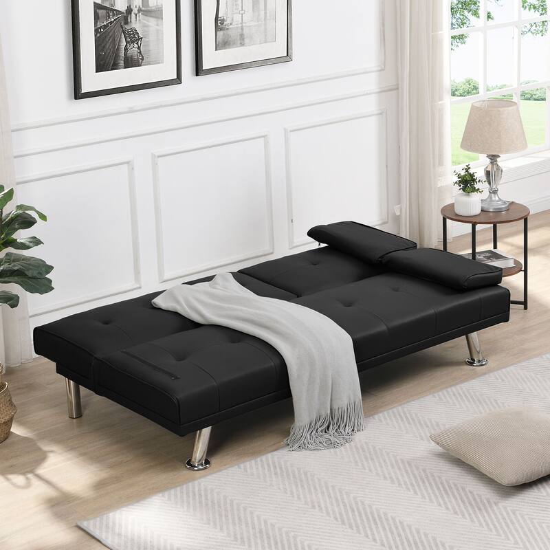 Wooden frame lounge chair with armrests stainless steel legs
