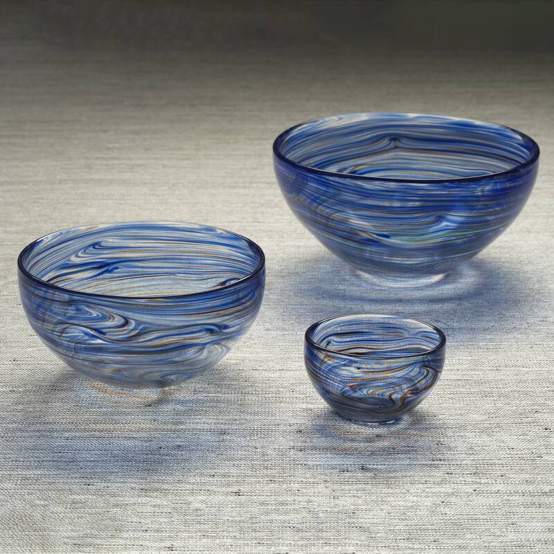 Delphine Glass Serving Bowl