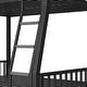 preview thumbnail 31 of 30, Metal Bunk Bed with Ladder and Metal Slats Support, Storage Underneath, Heavy Bunk Beds, Black Bed Frame, No Box Spring Needed