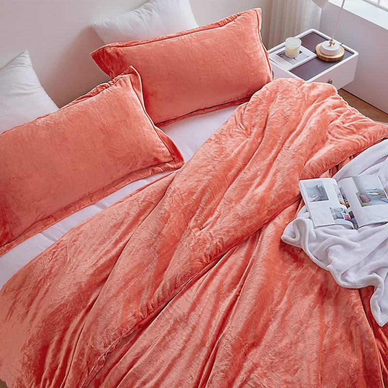 The Original Plush - Coma Inducer® Oversized Comforter Set - Living Coral