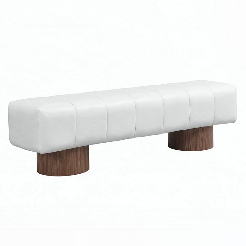 No-Assembly End of Bed Entryway Bench Ottoman