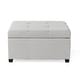 preview thumbnail 40 of 51, Carlsbad Tufted Square Storage Ottoman by Christopher Knight Home
