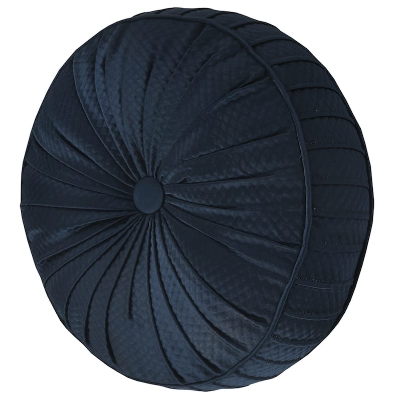 J. Queen New York Monte Carlo Tufted Round Decorative Throw Pillow