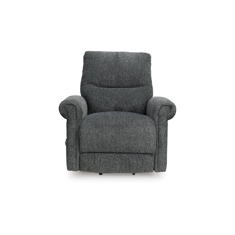 Auro Power Lift Recliner Chair, Heat, Massage, 39 Inch, Gray Polyester