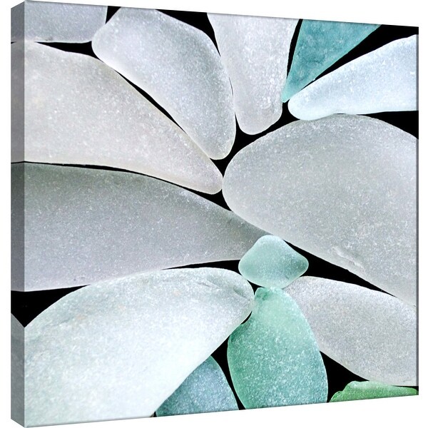PTM Images 9-101244 PTM Canvas Collection 12" x 12" - "Sea Glass Space" Giclee Minerals and Rocks Art Print on Canvas