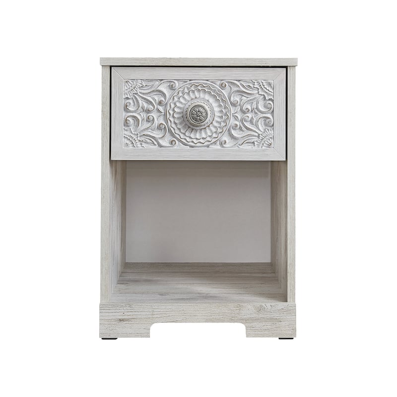 Signature Design by Ashley Paxberry White 1-drawer Nightstand