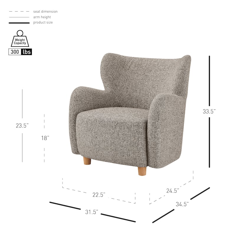 NPD Furniture Tiffany Accent Arm Chair