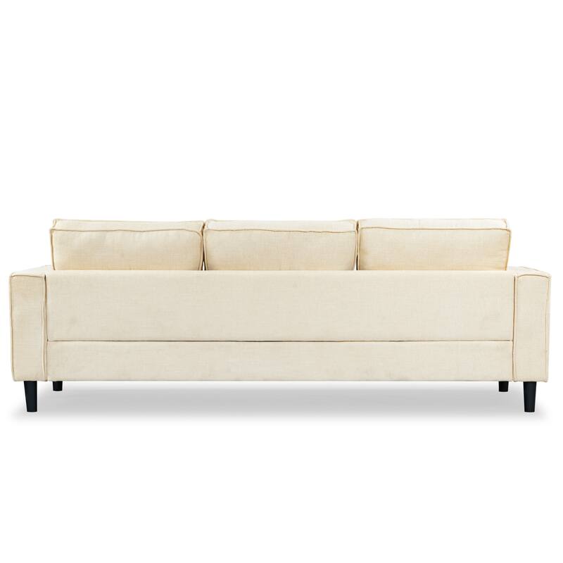 SAFAVIEH Couture Kalyna 3.5-Seater Sofa - 96"W x 33"D x 33"H