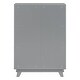 preview thumbnail 8 of 11, Grey Wooden Wardrobe Storage Armoires Cabinet with Hanging Rod and Doors - 31.5" x 19.7" x 43.4"(L x W x H)
