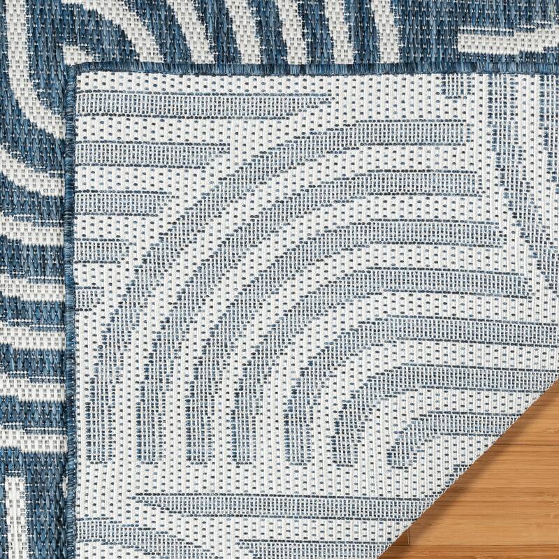 Tropea Mika All Weather Flatweave Indoor Outdoor Area Rug Modern Geometric Polypropylene