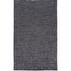 preview thumbnail 39 of 57, Hand-woven Dan Solid Viscose Area Rug Black - 3' 6" x 5' 6" - Rectangle
